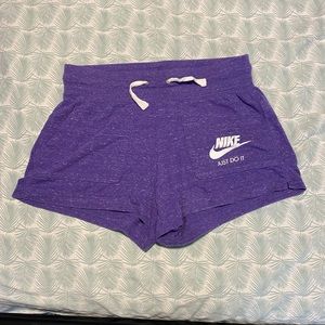 S Purple Nike Leisure Shorts